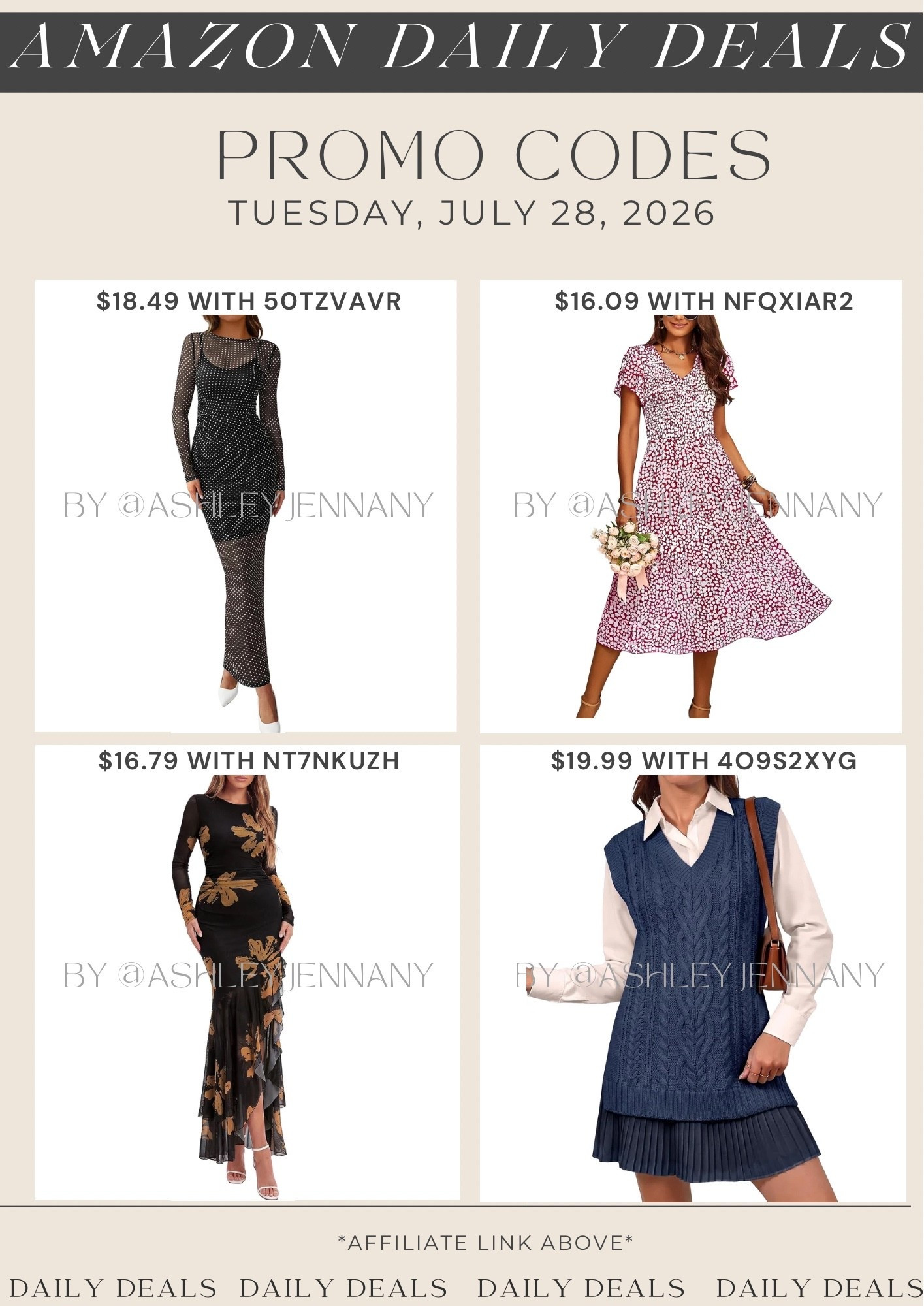 Amazon deals

#LTKMidsize #LTKSaleAlert #LTKSeasonal