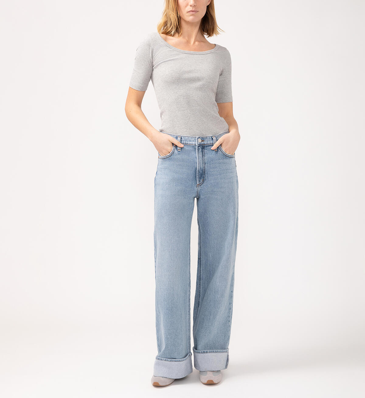 Highly Desirable High Rise Wide Leg Jeans | Silver Jeans Co. (US)