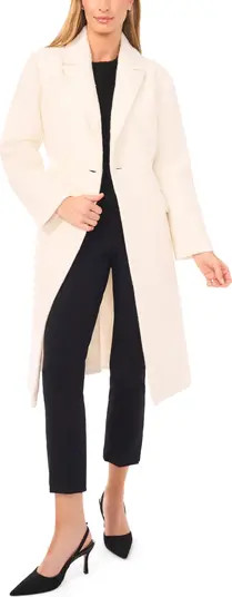 Halogen® Double Breasted Bouclé Coat | Nordstrom | Nordstrom