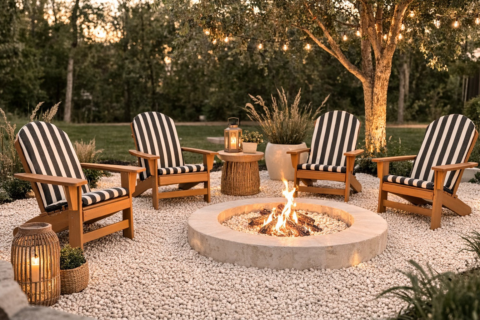 Cozy boho firepit 

#LTKSeasonal #LTKHome #LTKmomlife