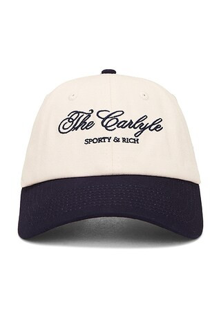 Sporty & Rich x Hotel Carlyle Souvenir Wool Hat in Off White | FWRD | FWRD 