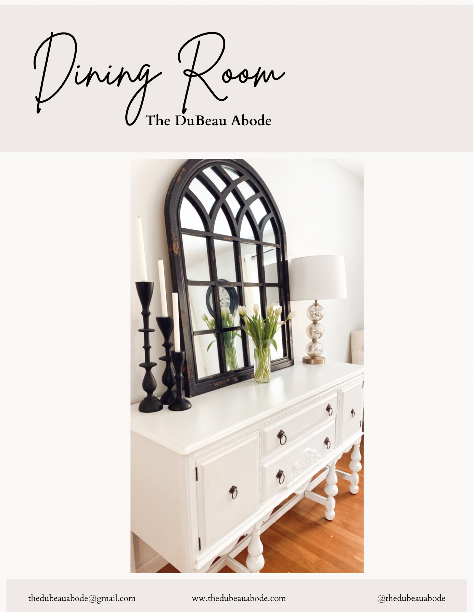 Incorporating the old with the new with old refinished furniture and new modern accents 🌿

#LTKSeasonal #LTKhome