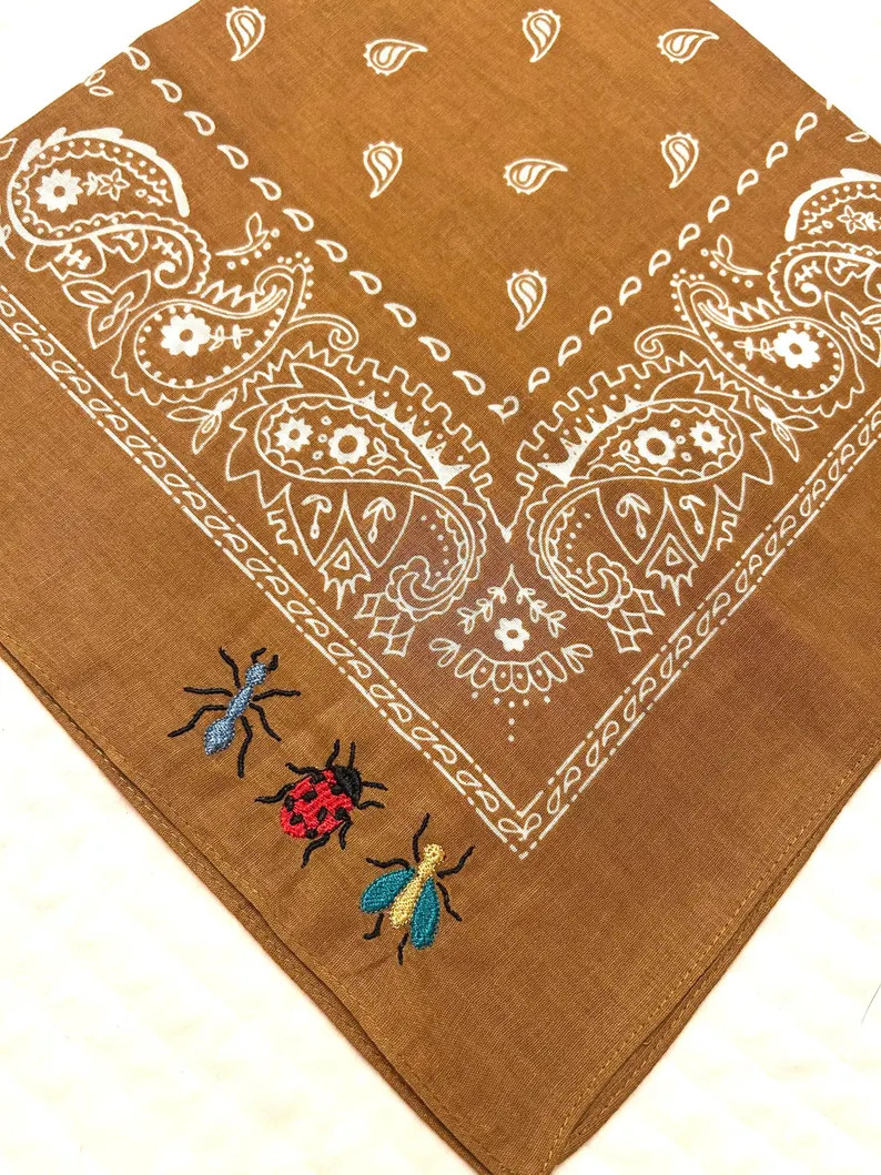 Sad Bug Summer Concert Bandana - Caramel color | Etsy (Global)