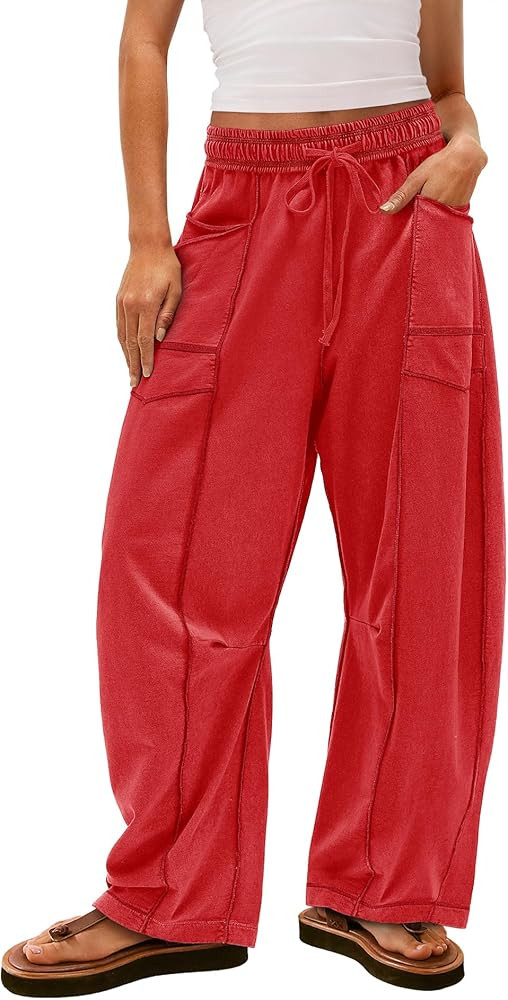 Yanekop Women's Baggy Wide Leg Palazzo Pants | Amazon (US)