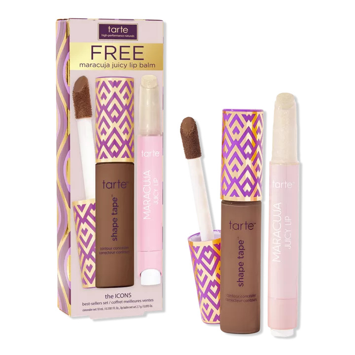 The ICONS Shape Tape Concealer + Maracuja Juicy Lip Balm Best-Sellers Set | Ulta
