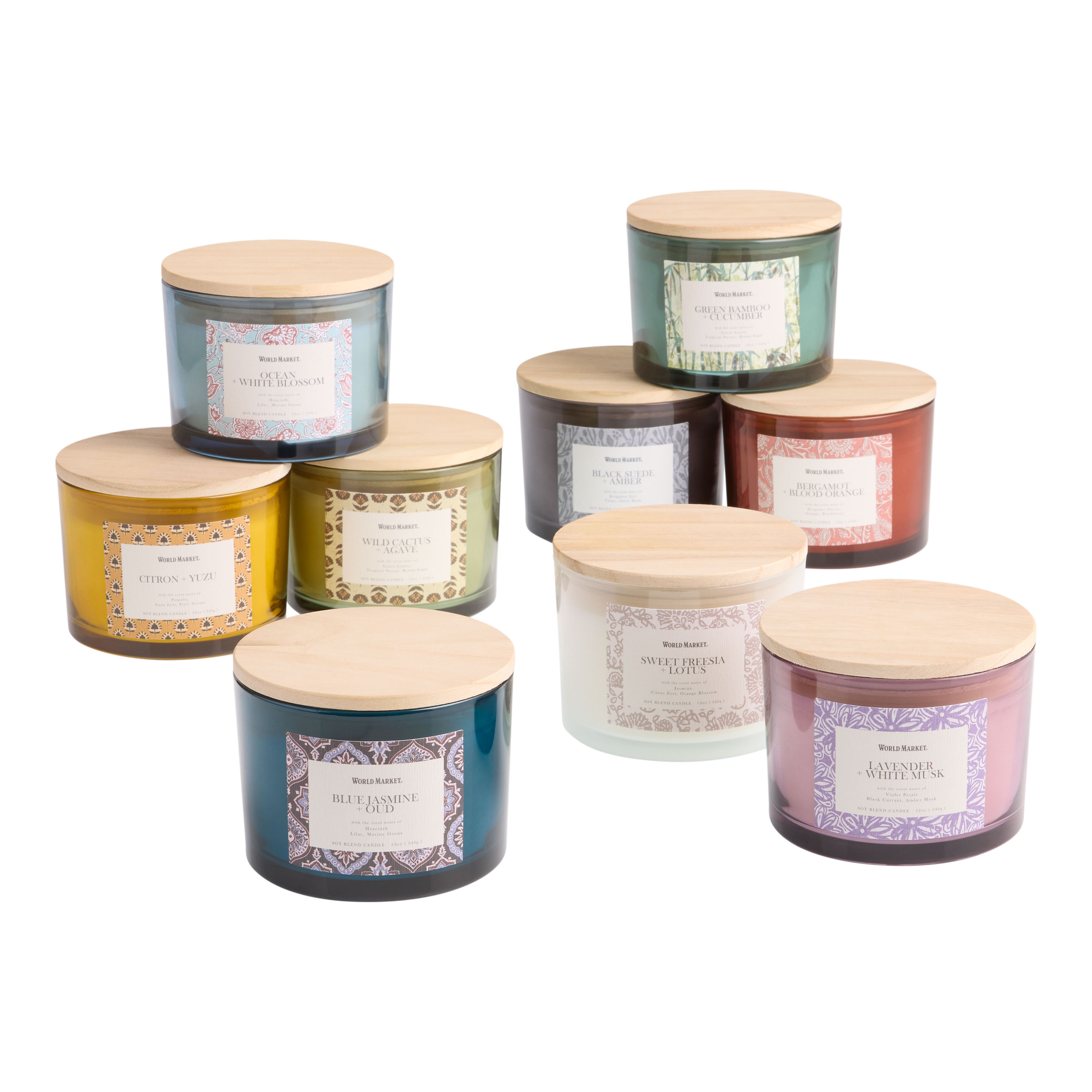 Juno 3 Wick Scented Candle | World Market