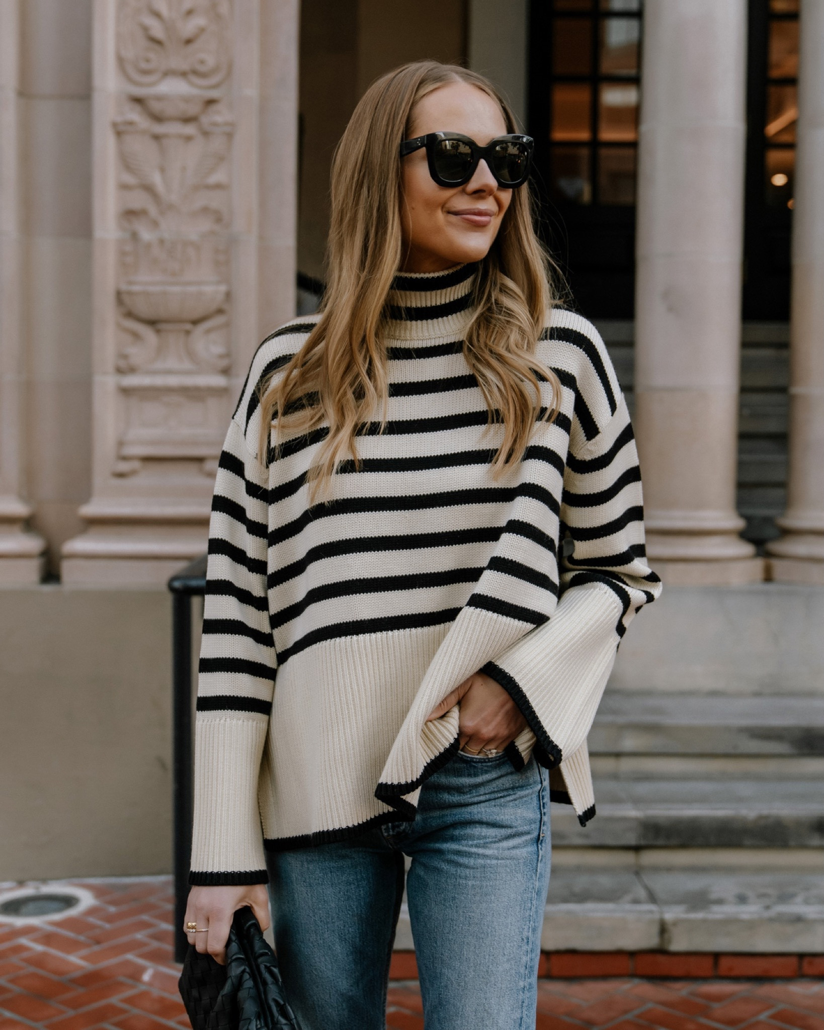 Striped wool and cotton sweater curated on LTK