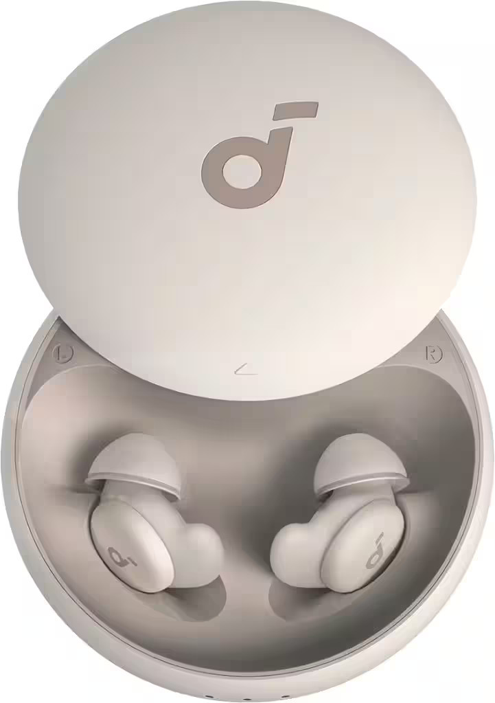 Soundcore - by Anker Sleep A20 Noise Masking True Wireless Earbud Headphones - Slumber Beige | Best Buy U.S.