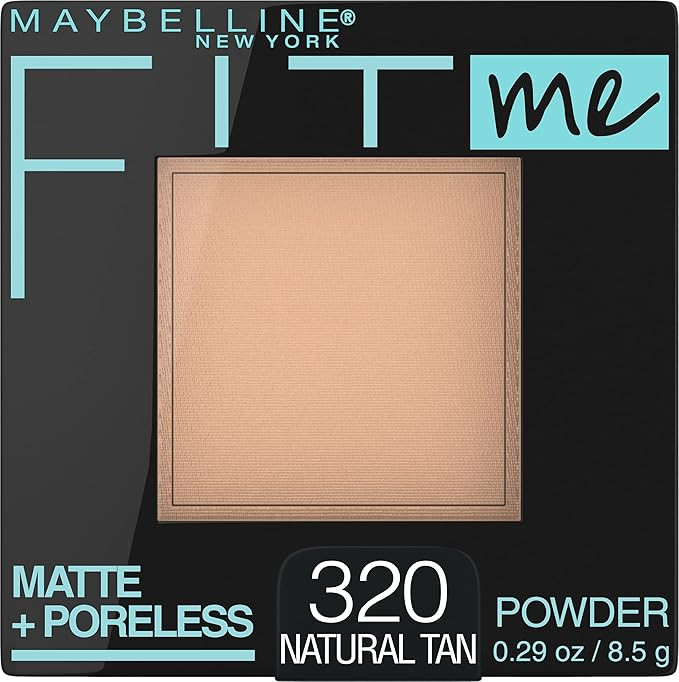 Maybelline New York Fit Me Matte + Poreless Powder Makeup, Natural Tan, 0.29 Ounce, 1 Count | Amazon (US)