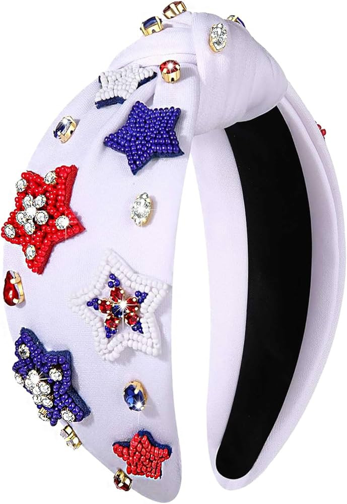 CEALXHENY 4th of July Headbands for Women, 4th of July Accessories, American Flag Star Headbands,... | Amazon (US)