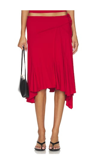 x REVOLVE Sharni Skirt in Red | Revolve Clothing (Global)