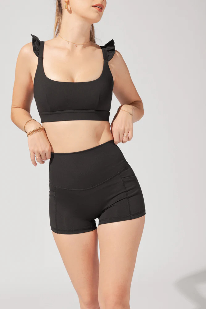 Supersculpt Booty Short (Soft Touch) - Black | POPFLEX