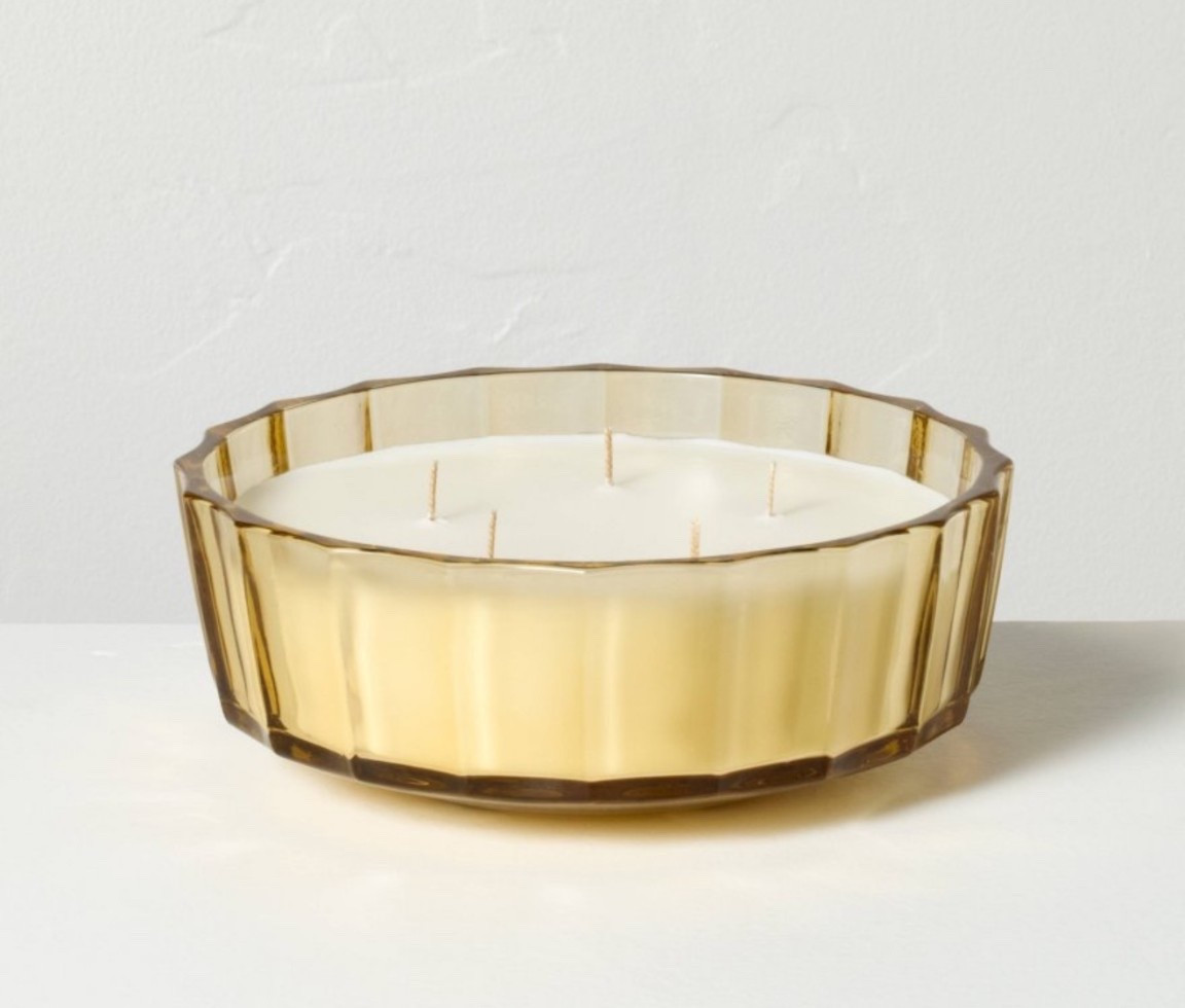 candle // 5 wick candle // target home decor // smell good 