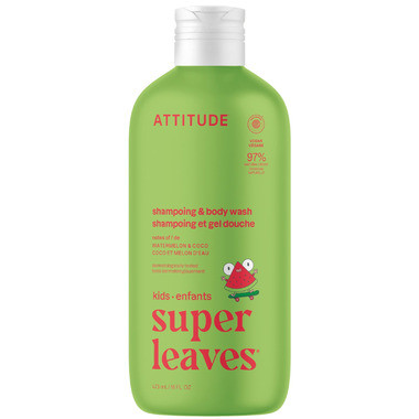 ATTITUDE Little Leaves 2-in-1 Shampoo & Body Wash Watermelon & Coco | Well.ca