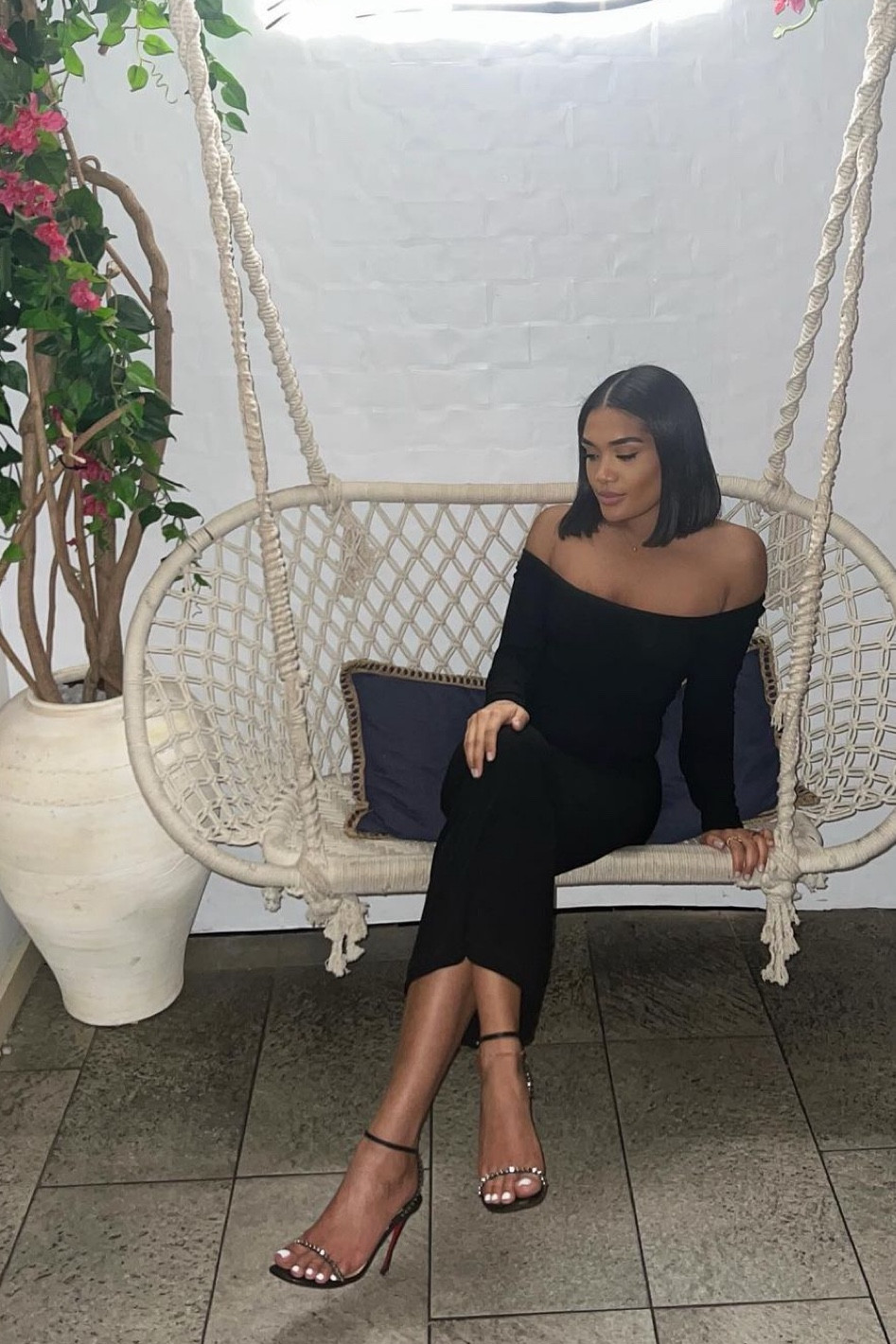Black skims dress paired with my favorite louboutin spike sandals! 
#Littleblackdress 
#skims
#louboutin

#LTKbeauty #LTKstyletip #LTKshoecrush