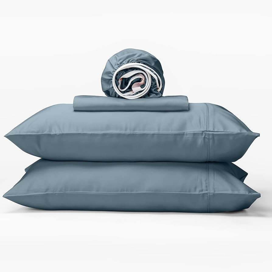 GOKOTTA Queen Size Bed Sheets 4 Piece Set, Super Soft Bamboo Sheets, Cooling for Hot Sleepers - H... | Amazon (US)