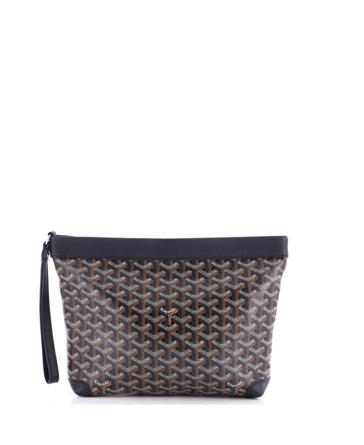 Pre-Owned Goyard Goyardine Conti Pouch Coated Canvas - Black | Macy's