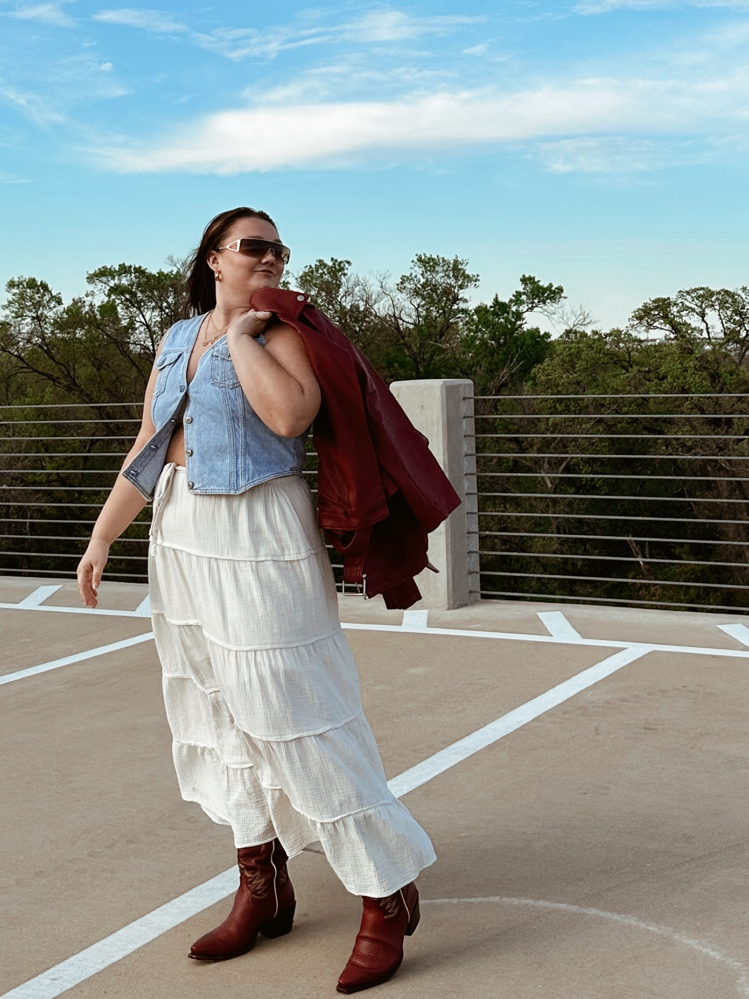 Country concert outfit inspo! Sizing - XL denim vest, 2X jacket, 10.5 boots

#LTKplussize #LTKstyletip #LTKshoecrush