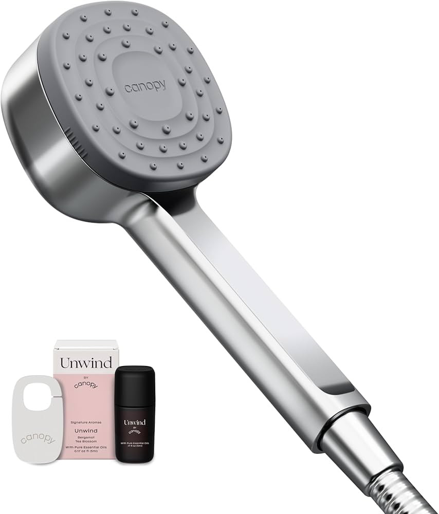 Canopy Handheld Filtered Shower Head & Scalp Massager - High Pressure Shower Head Filter for Hard... | Amazon (US)