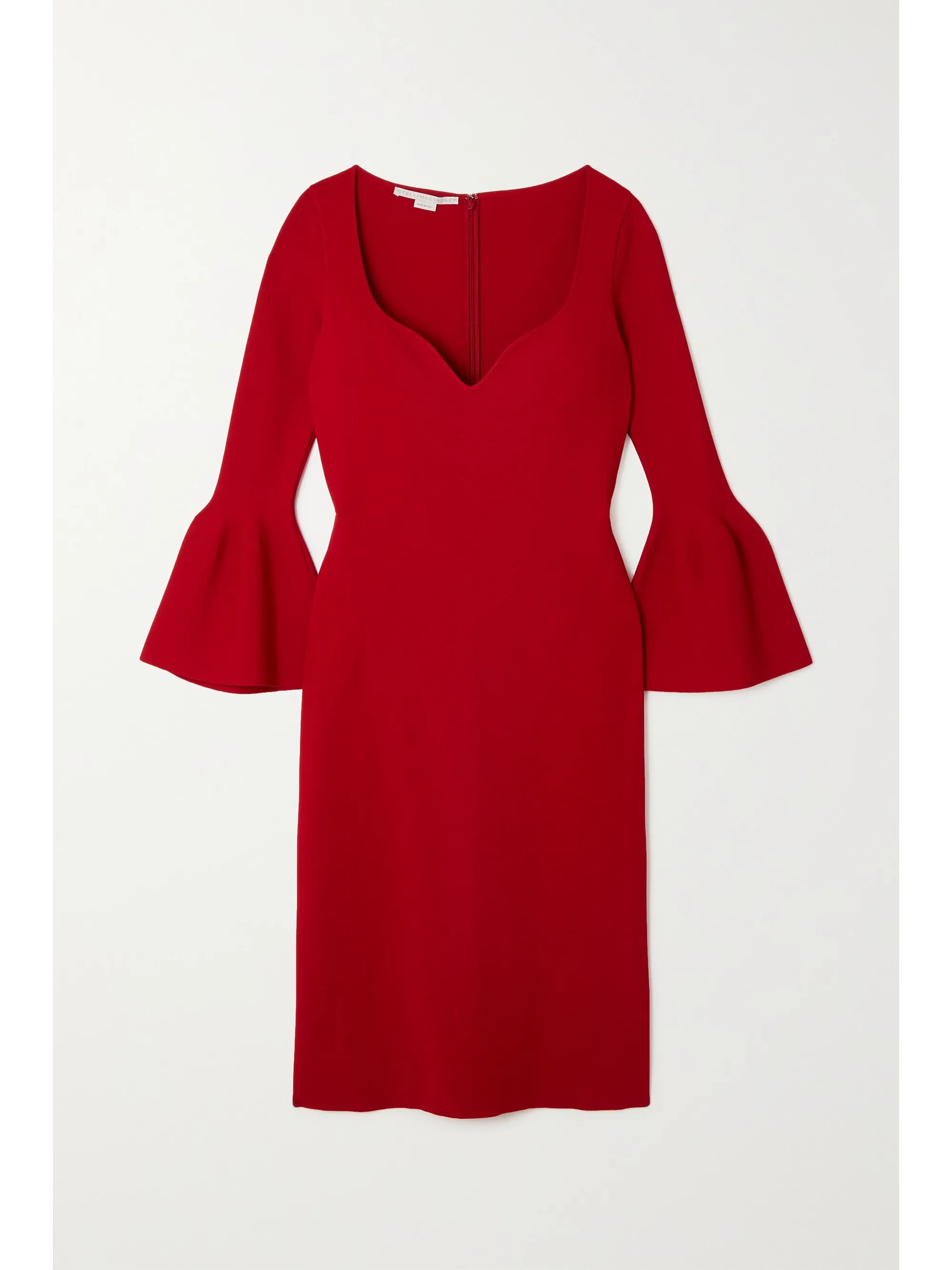 Red Stretch-knit dress | Stella McCartney | NET-A-PORTER | NET-A-PORTER (UK & EU)