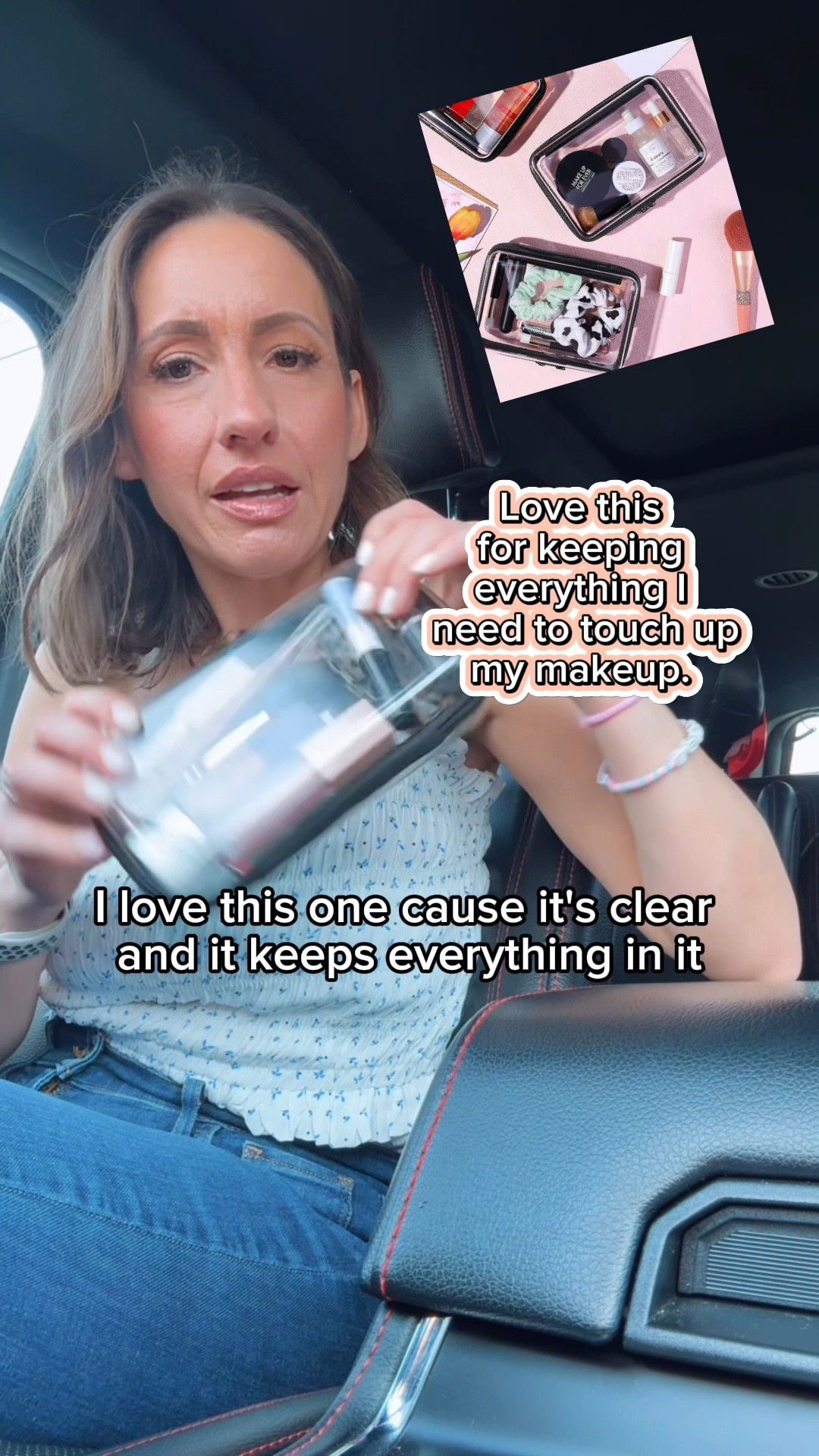 Let’s catch up plus talk about some new favorite finds. 
-Floral tank top with adjustable straps. Runs true to size, and looks cute tucked or untucked in jeans. 
-Love this hard shell case for my on the go makeup. 
-Maybelline lipgloss in the shade Gummy Bear. It’s so pretty. 
Jeans are Levi’s. They are comfy. 
Petite style 
Petite outfit 
Casual style 


#LTKPetite #LTKOver40 #LTKstorytime