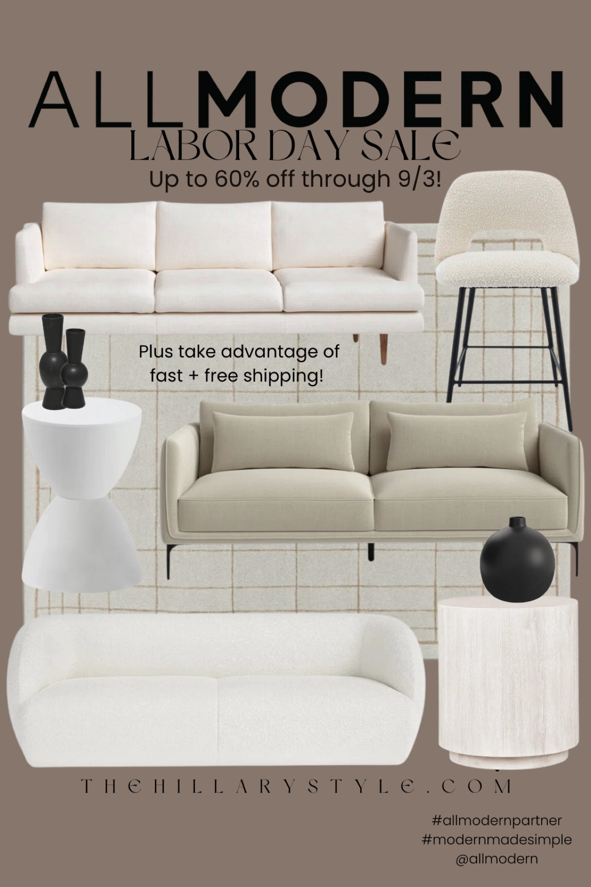 I’m so excited to be partnering with @AllModern to share some amazing sale finds for LABOR DAY! These beautiful pieces are amazing quality and I found so many items at an incredible price, available through 9/3. From staple furniture pieces, to decor accents, to bedding, AllModern’s LABOR DAY sale will have just what you need to give your home a refresh for the changing seasons! #allmodernpartner #modernmadesimple

@Shop.LTK #liketkit #homedecor #labordaysale #modernhome