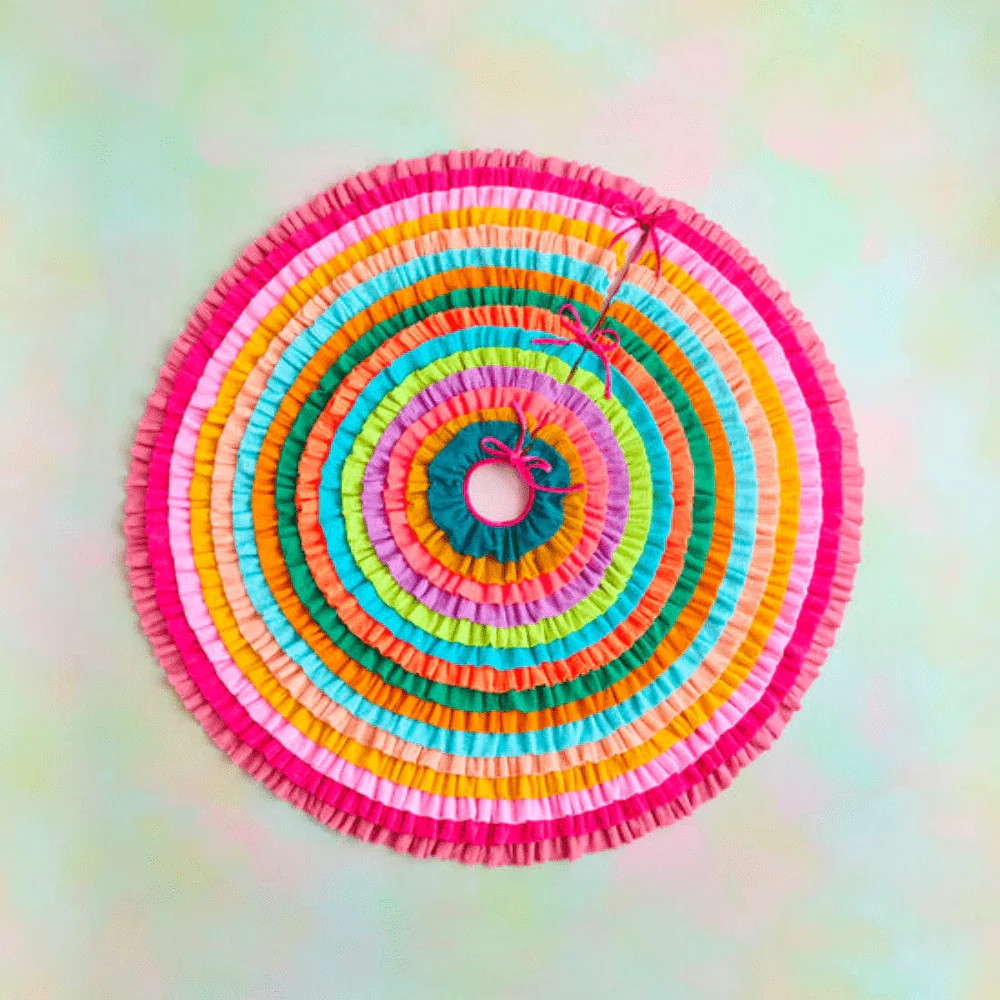 Glitterville Color Pop Pleats Tree Skirt | Shop Sweet Lulu