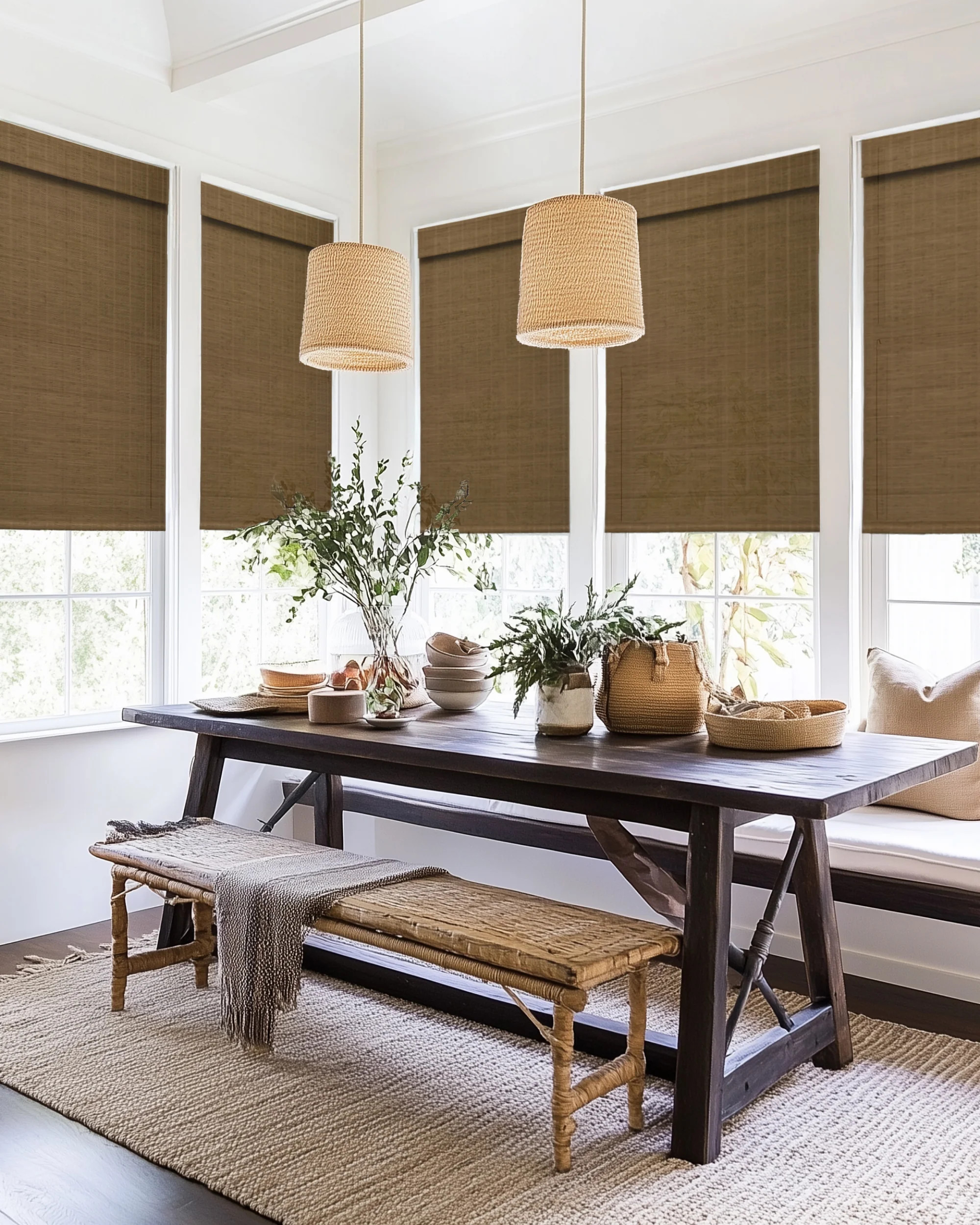 Hana Bamboo Woven Shade - Tan | TheHues