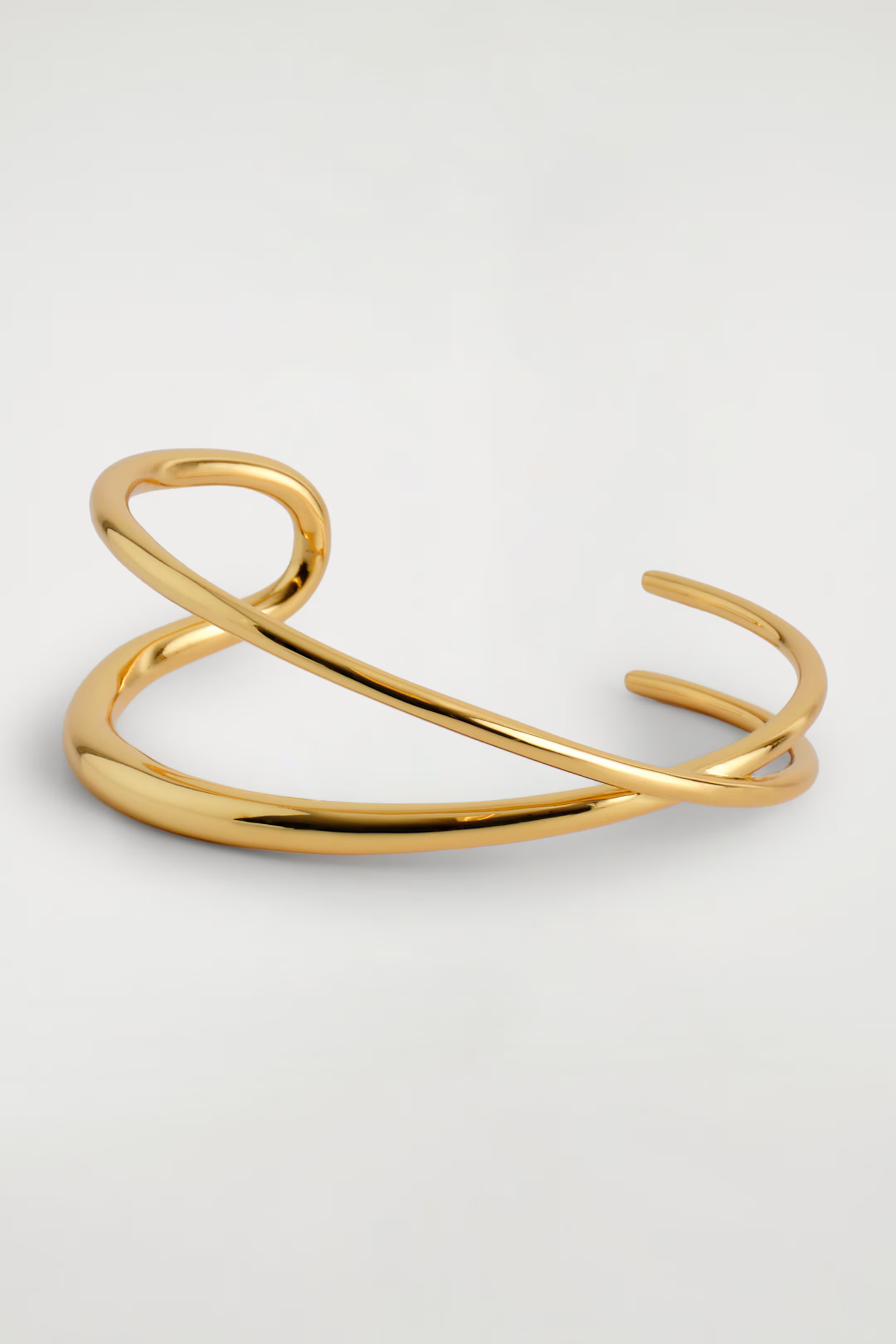 SLIM DOUBLE-WRAP CUFF - GOLD | COS GB | COS UK