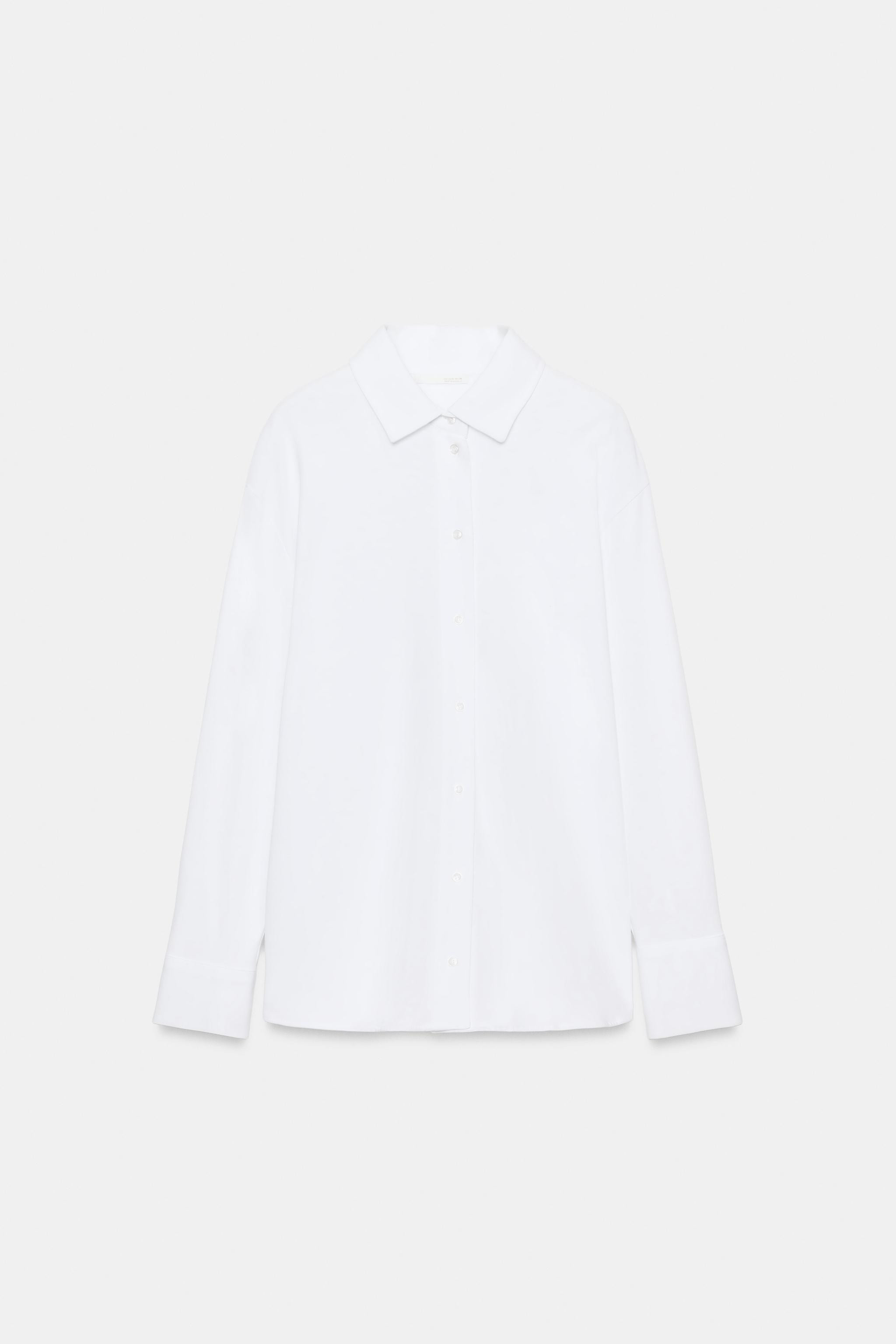 100% Cotton Button-Up Shirt | Zara US