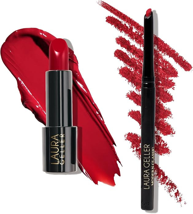 LAURA GELLER NEW YORK Modern Classic Duo - Lipstick + Lip Liner - Ultra-Rich Color - Luxurious an... | Amazon (US)
