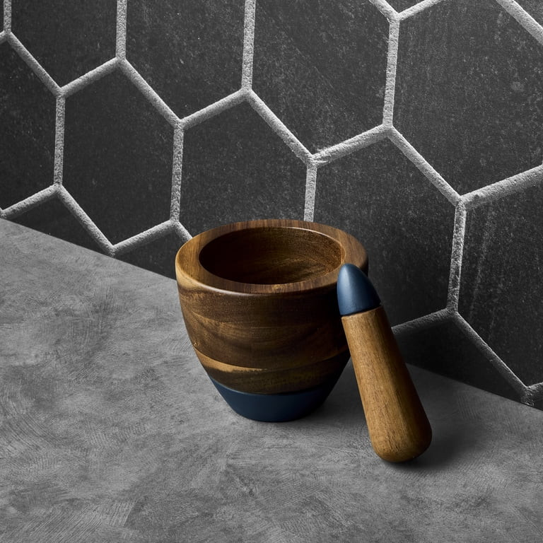 Thyme & Table Acacia Wood Mortar & Pestle | Walmart (US)
