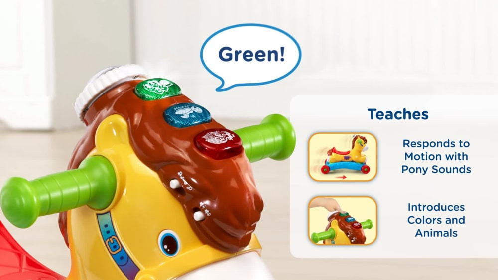 VTech Gallop & Rock Learning Pony Baby and Toddler Toys - Walmart.com | Walmart (US)