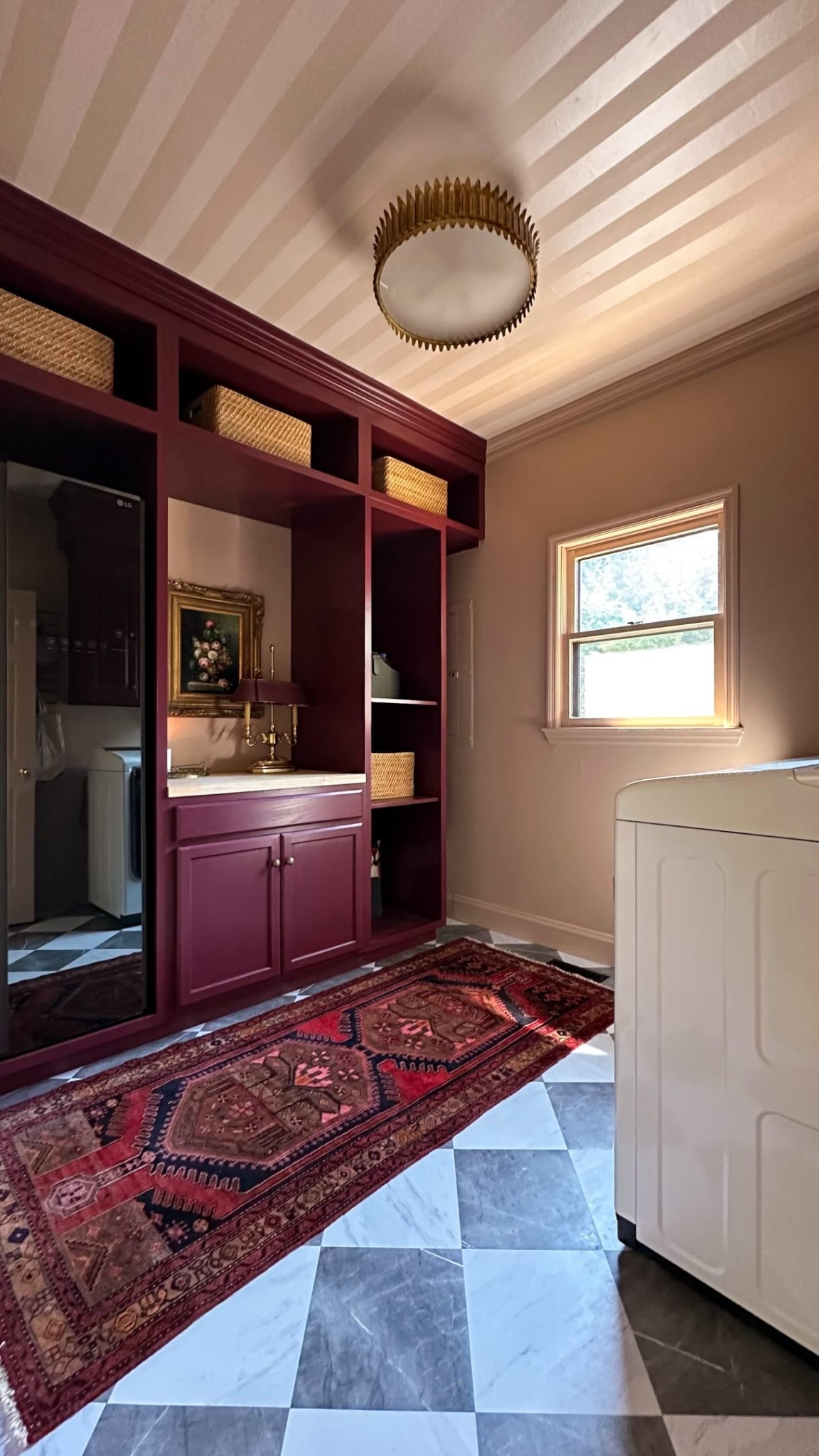 I’m just so excited I could finally give the laundry room the attention it really deserved. 

I still have some outstanding items including making the storage pullouts, the door for the long cabinet and window treatments, but for now I’m enjoying the (mostly) finished space. 

Ps - thanks for cheering me on for the last 4 months! This one was a beast!

#laundryroommakeover #laundryroomdesign #romanticdesign #interiordesign #womenwhodiy

#LTKHome