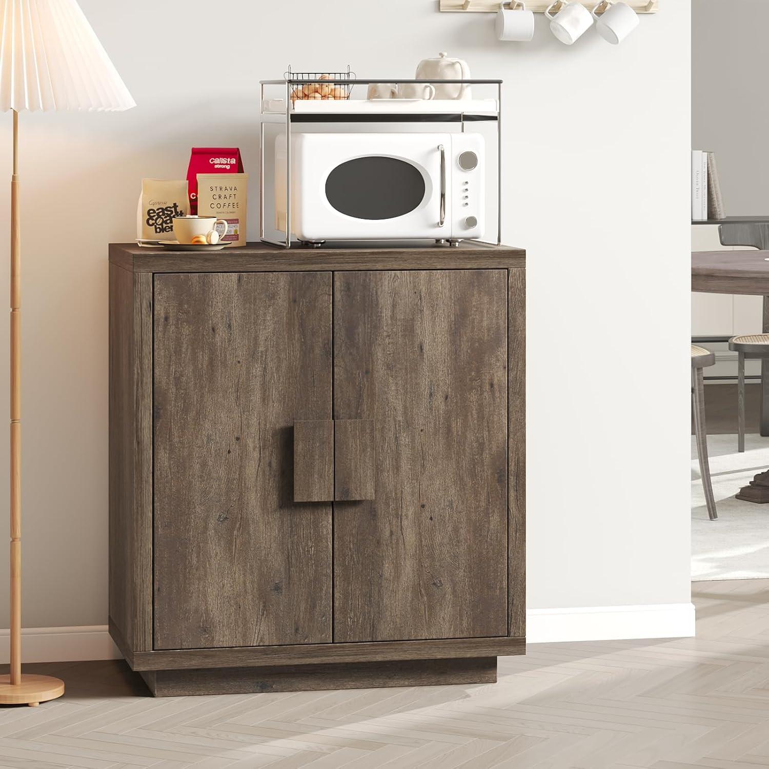 Sideboard Buffet Cabinet with Storage, 32" Small Buffet Cabinet for Dining Room, Kitchen Coffee B... | Amazon (US)