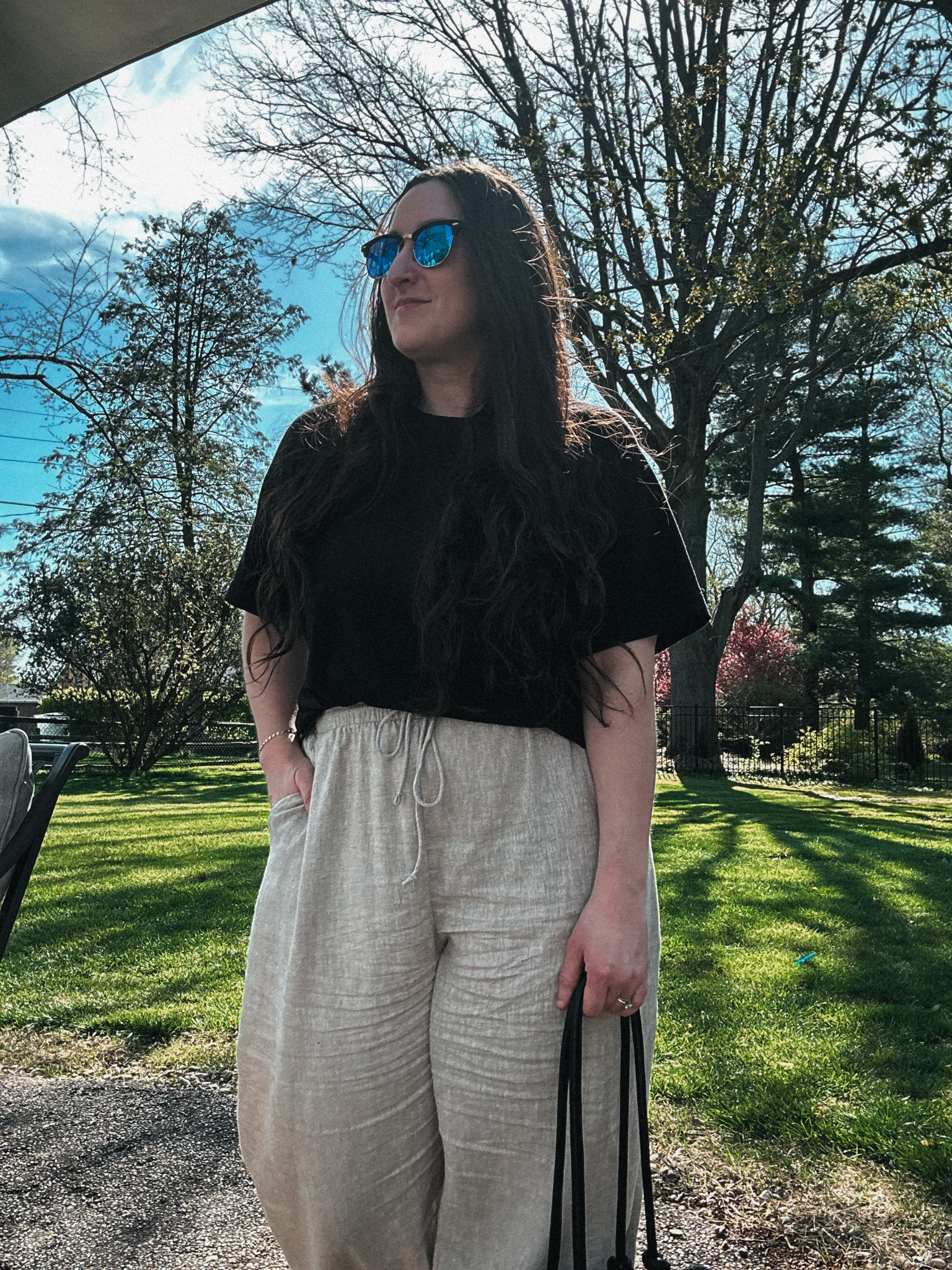 Favorite black tee and linen pants. I bought these pants from an outlet a couple years ago but I’ve linked some similar styles  

#LTKstyletip #LTKfindsunder50 #LTKsalealert