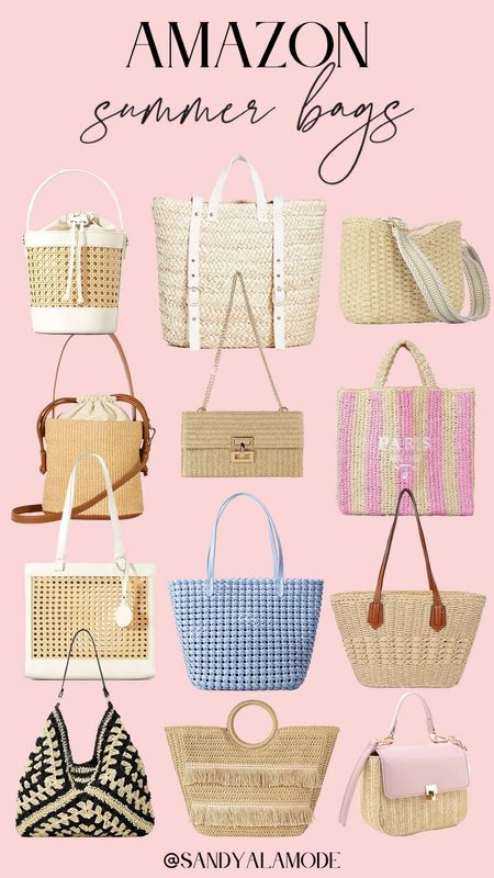 Amazon finds | Amazon summer handbag | Amazon summer style | Amazon straw bag | Amazon beach bag | Amazon rattan bucket bag 

#LTKSeasonal #LTKStyleTip #LTKItBag