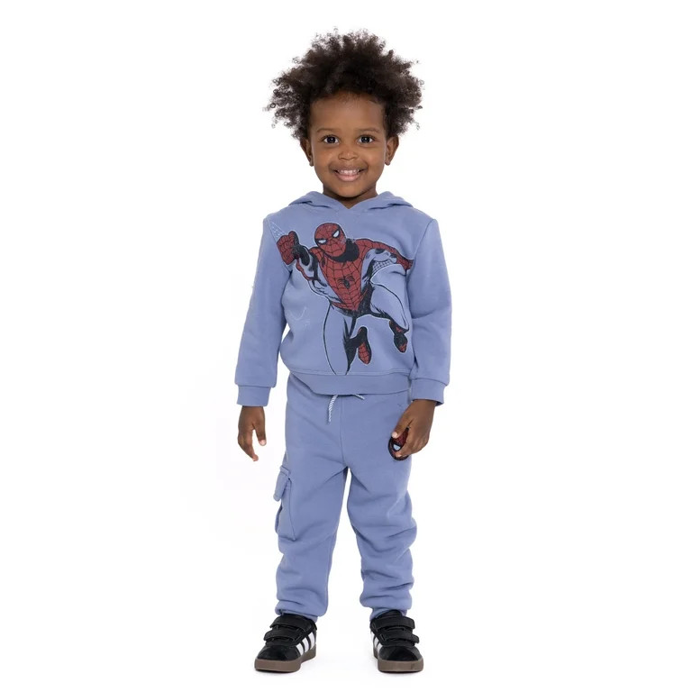 Spider-Man & Friends Toddler Boys Long Sleeve Top and Sweatpants Set, Sizes 12 Months - 5T - Walm... | Walmart (US)