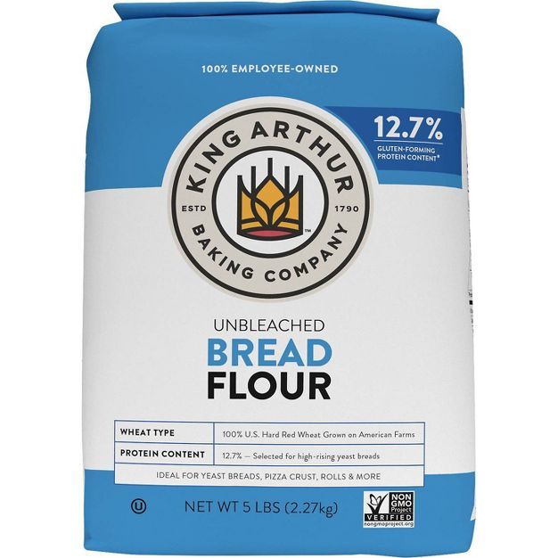 King Arthur Flour Unbleached Bread Flour - 5lbs | Target