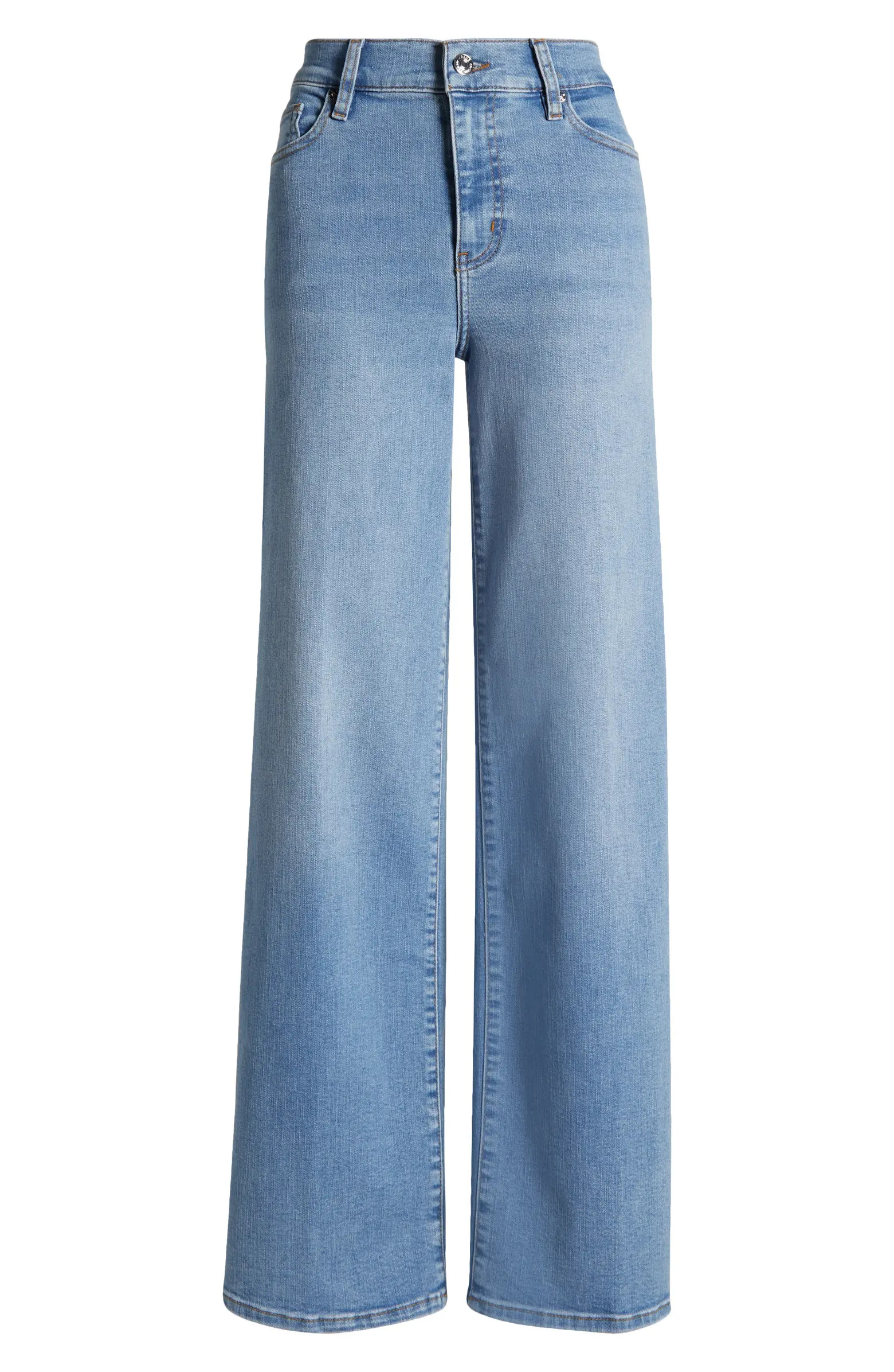 FRAME Le Slim Palazzo High Waist Wide Leg Jeans | Nordstrom | Nordstrom