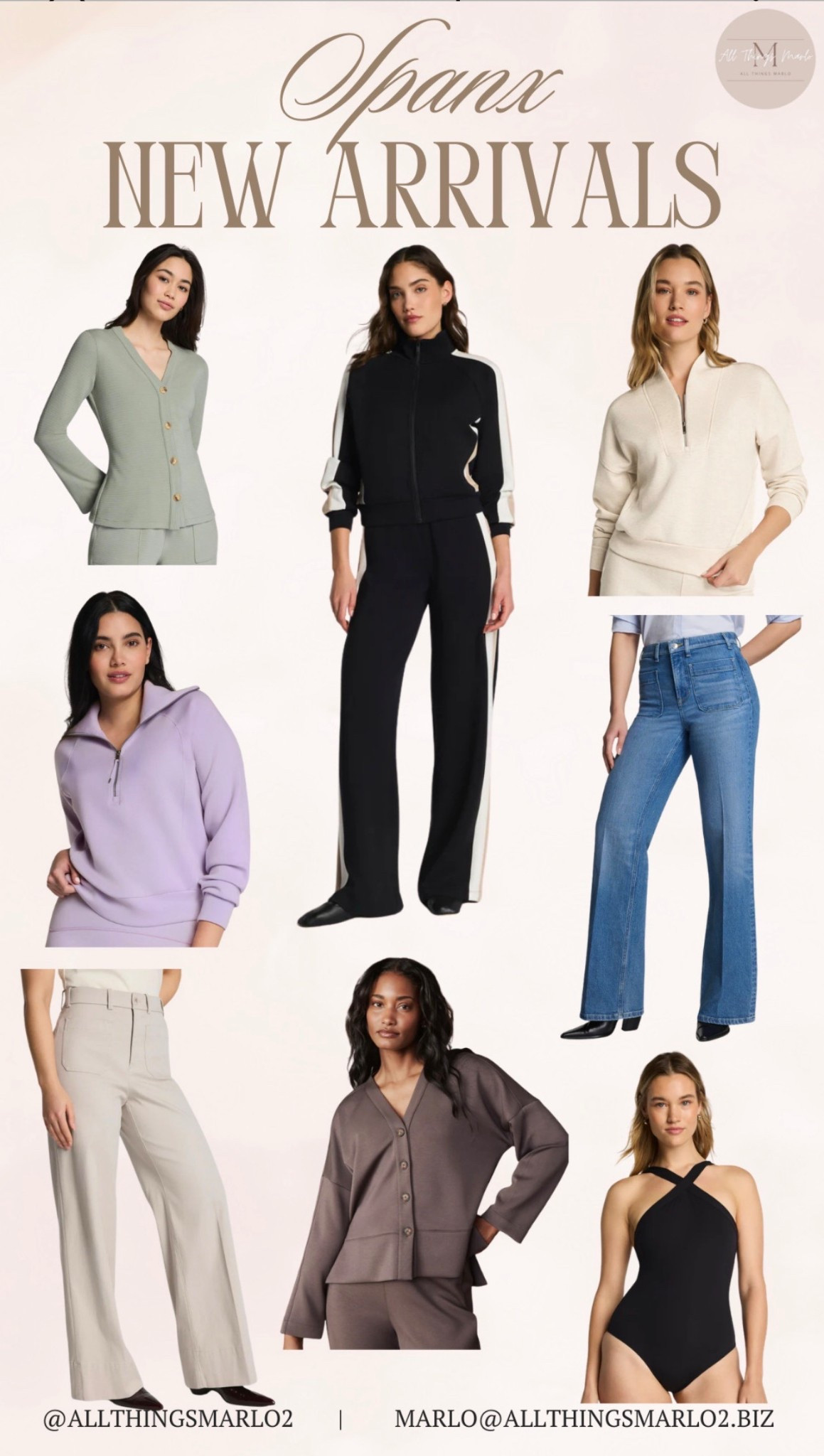 Spanx new arrivals - site wide sale with this link . Spanx has amazing travel wear , office looks . The quality of their clothing is outstanding. 

 #LTKSeasonal #LTKWorkwear #LTKTravel

#LTKActive #LTKSpringSale #LTKOver40