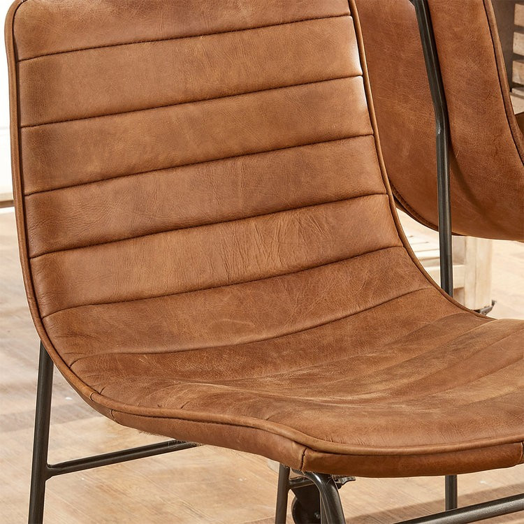 Massey Leather Counter Stool | Shades of Light