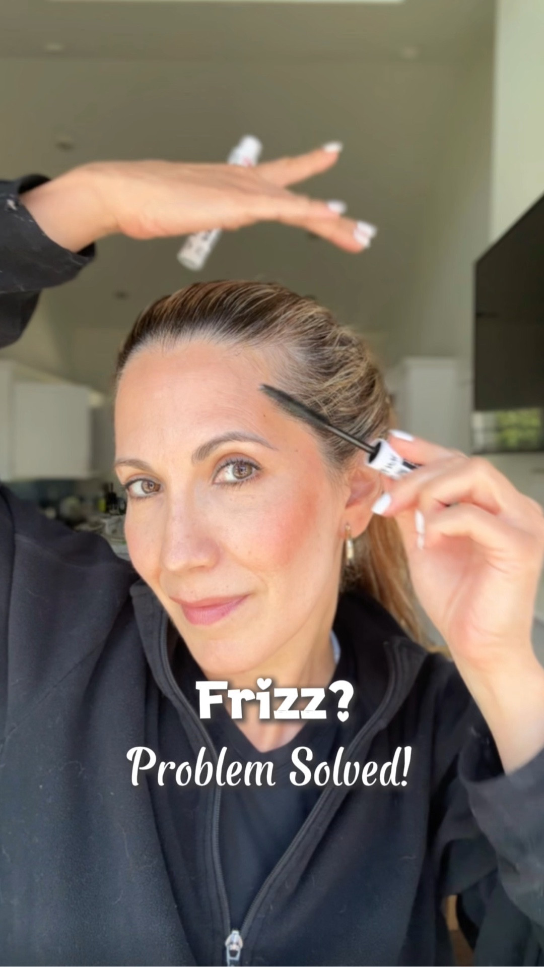 Tired of frizz and flyaways? This hair gel mascara is my secret for smooth, polished hair in seconds! Perfect for taming baby hairs, controlling frizz, and creating a sleek hairstyle that lasts all day. No flakes, no residue, no sticky feeling—just flawless hair anywhere, anytime. #frizzcontrol #flyaways #hairhack

#LTKgrwm #LTKBeauty