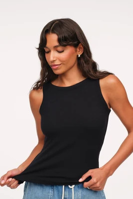 Slinky Rib Tank Bone / XL | nuuds