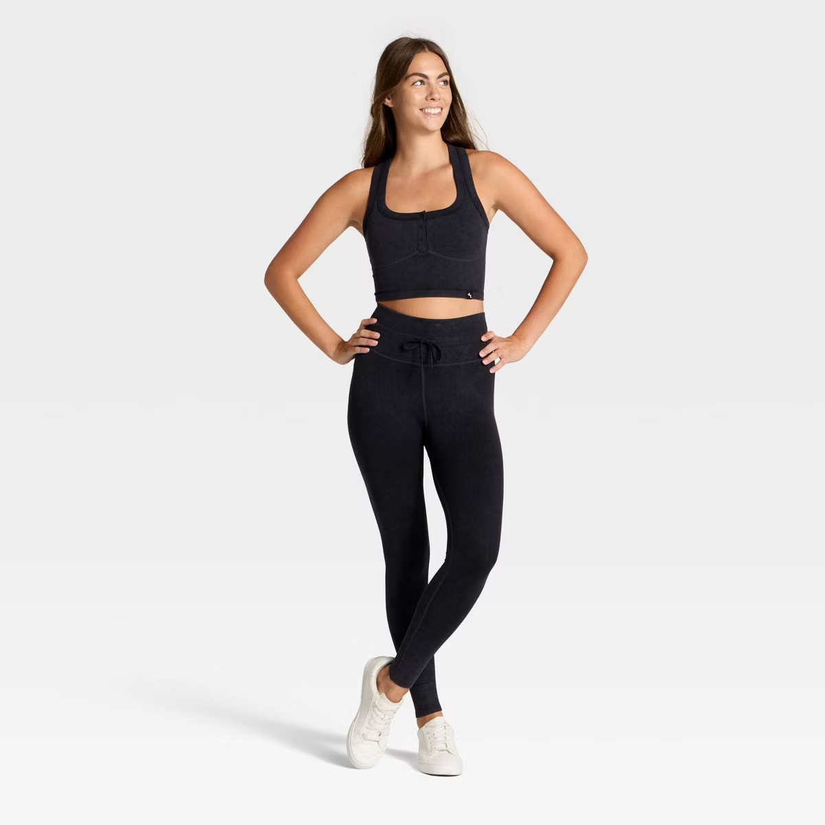 Women's High-Rise Tie Seamless Leggings - JoyLab™ | Target