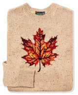 Woodstock Maple Leaf Donegal Sweater | Kiel James Patrick