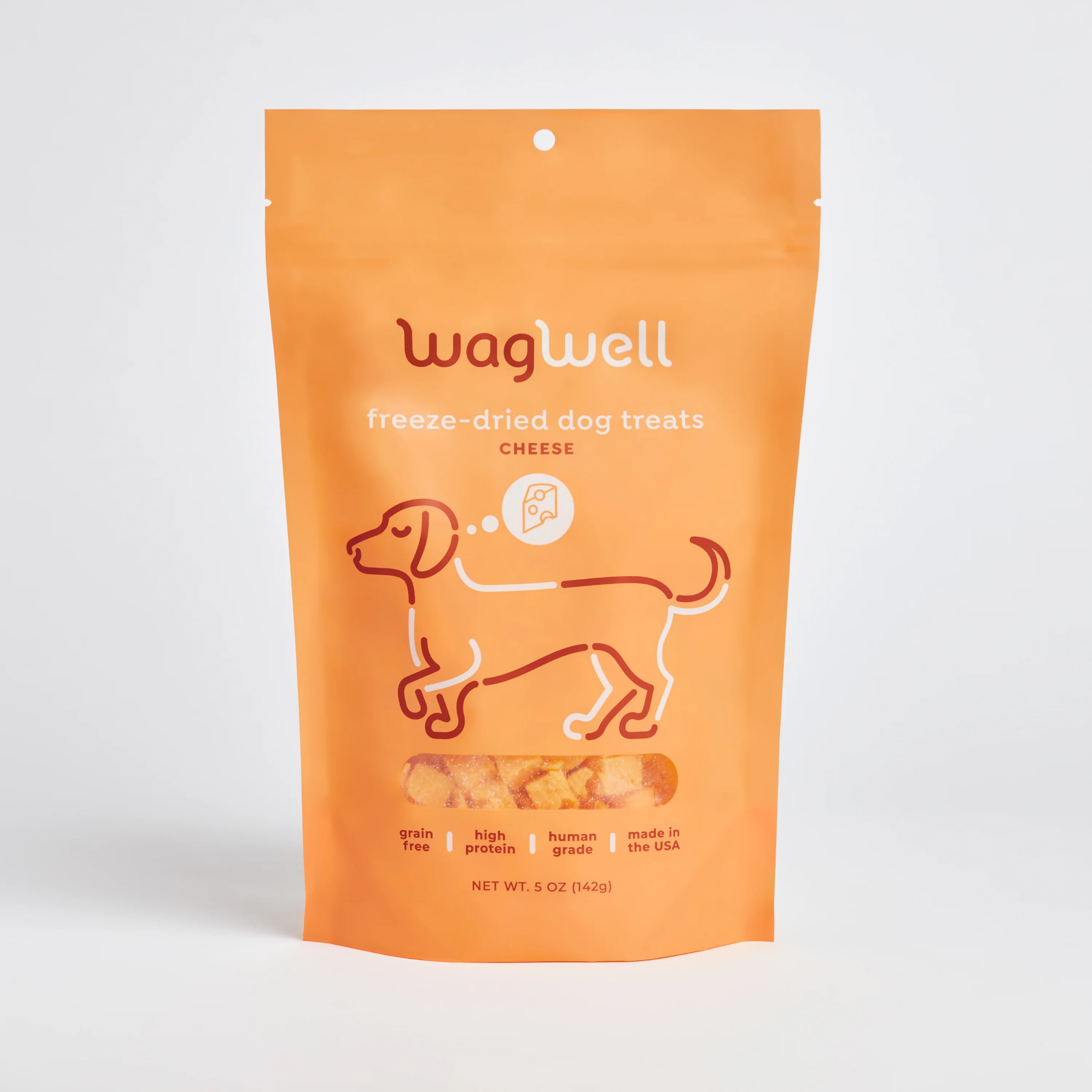 Freeze-Dried Cheese Dog Treats | WagWell Pet