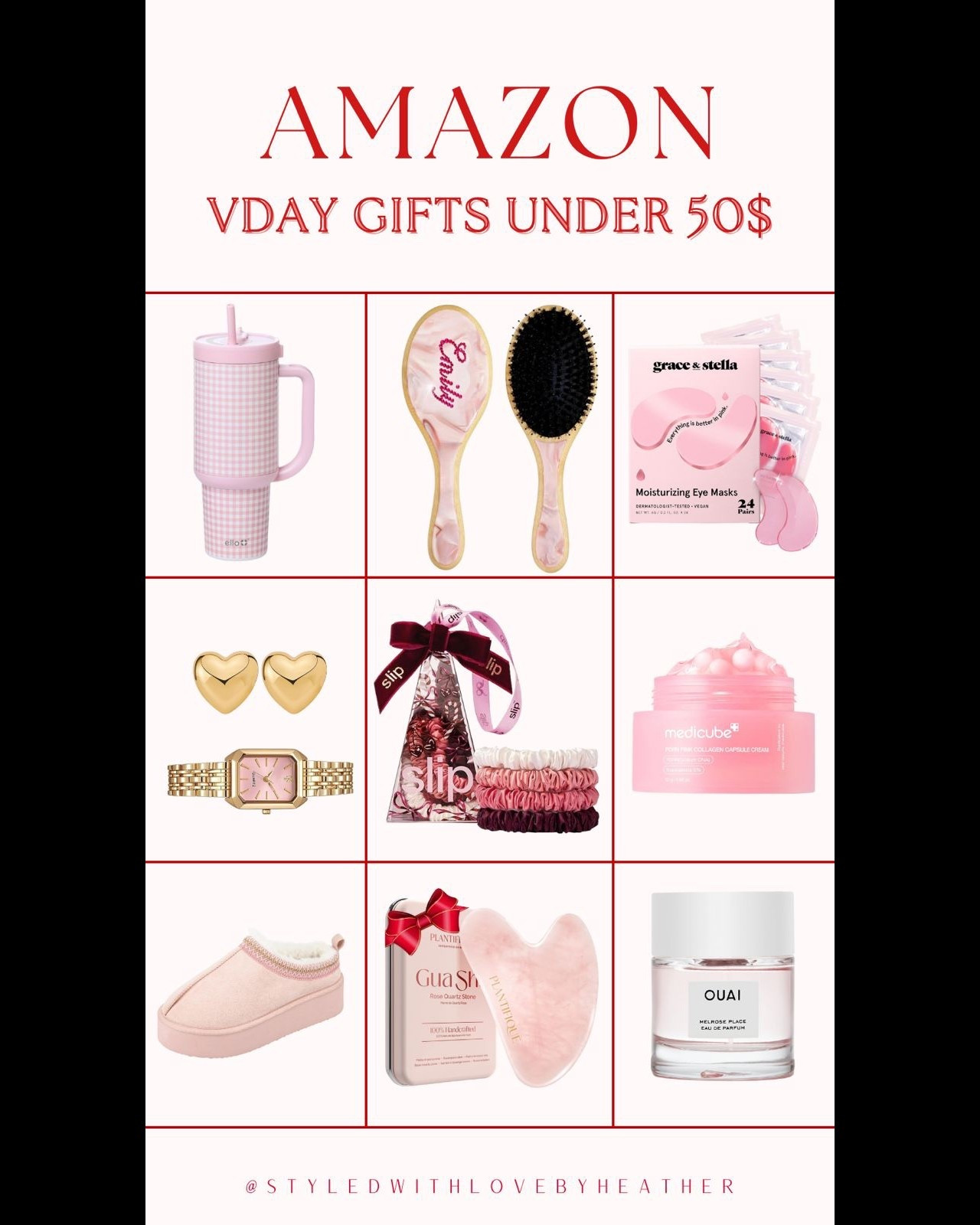 Amazon Valentine’s finds 💌
Cute gifts, cozy pieces, and little self-care treats — all under $50.
Perfect for Galentine’s, date night, or treating yourself 🤍

#LTKgrwm #LTKootd #LTKValentine