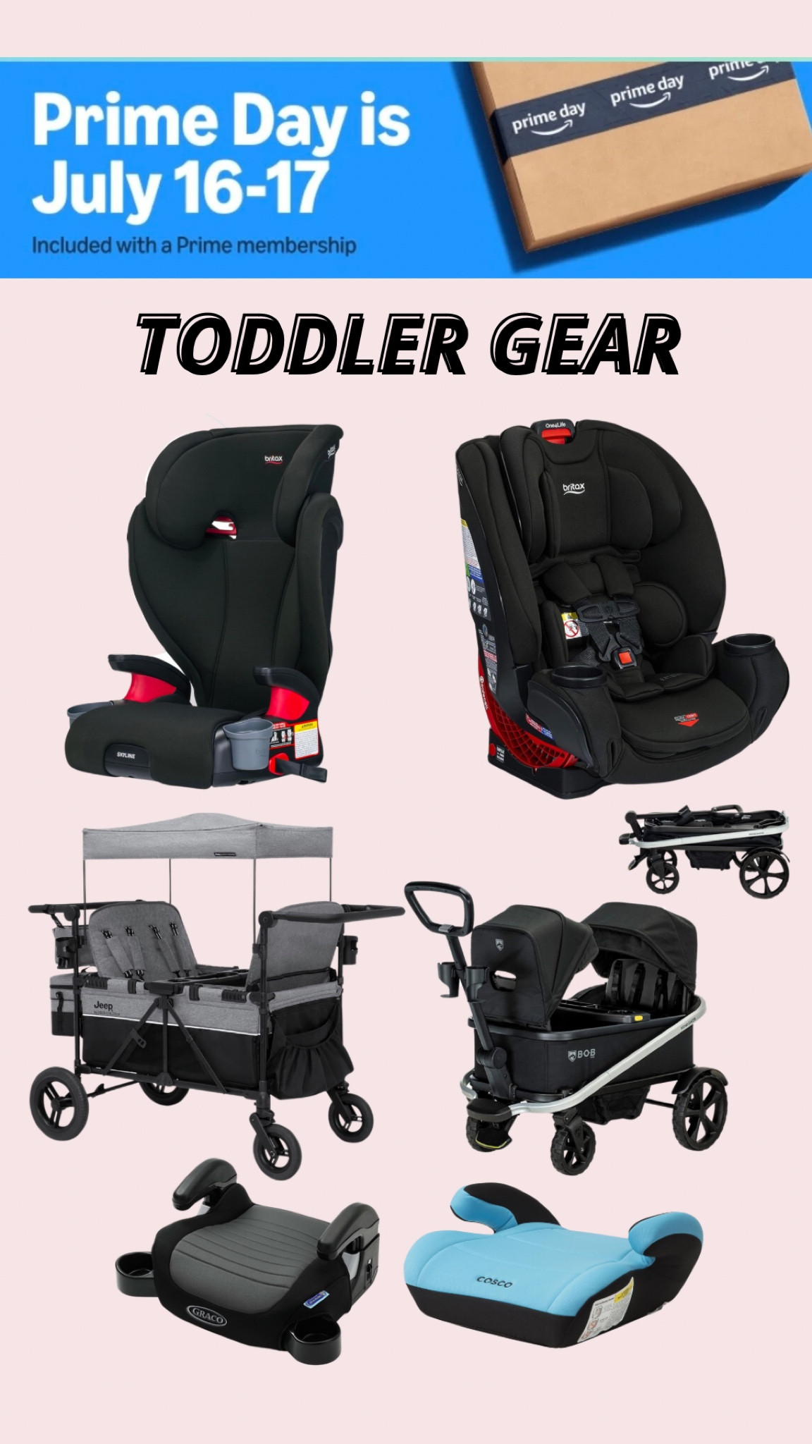 Toddler gear finds for Amazon Prime Day!

amazon must haves, amazon finds, amazon sale, prime day deals, amazon prime day, toddler car seat, kids wagon, graco booster seat, cosco booster seat, toddler booster seat, toddler gear 

#LTKKids #LTKSaleAlert #LTKFamily