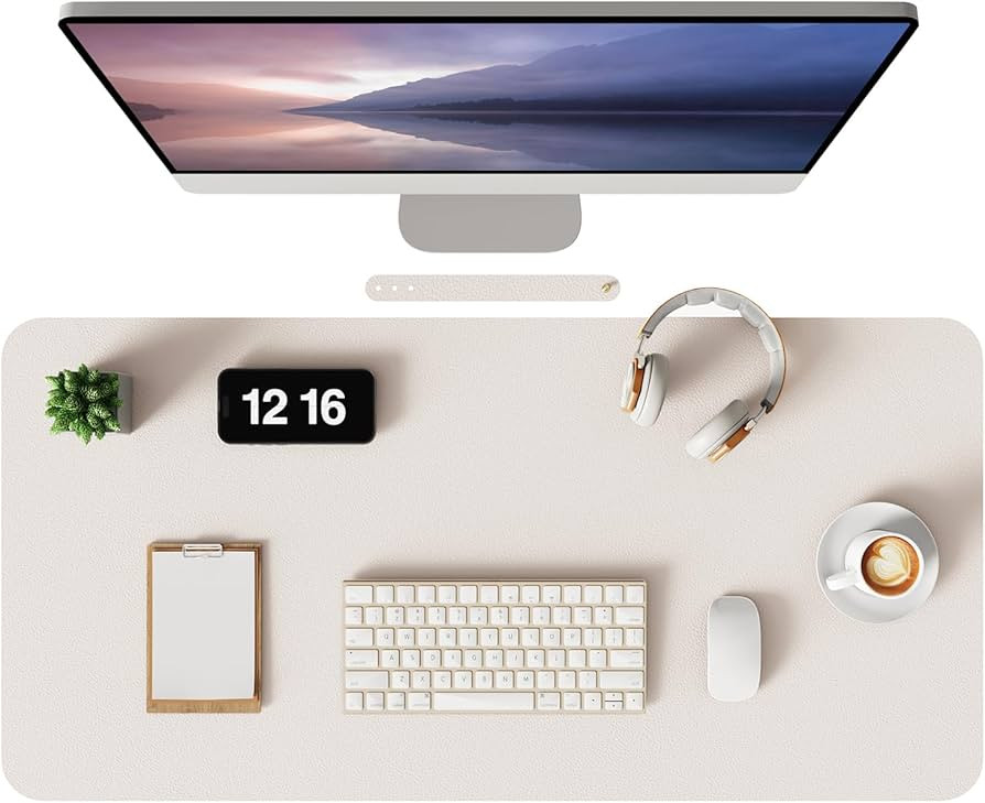 MOLMO Non-Slip Desk Mat, Waterproof Desk Pad Table Protector, Easy Clean Laptop Mat Large Mouse P... | Amazon (UK)